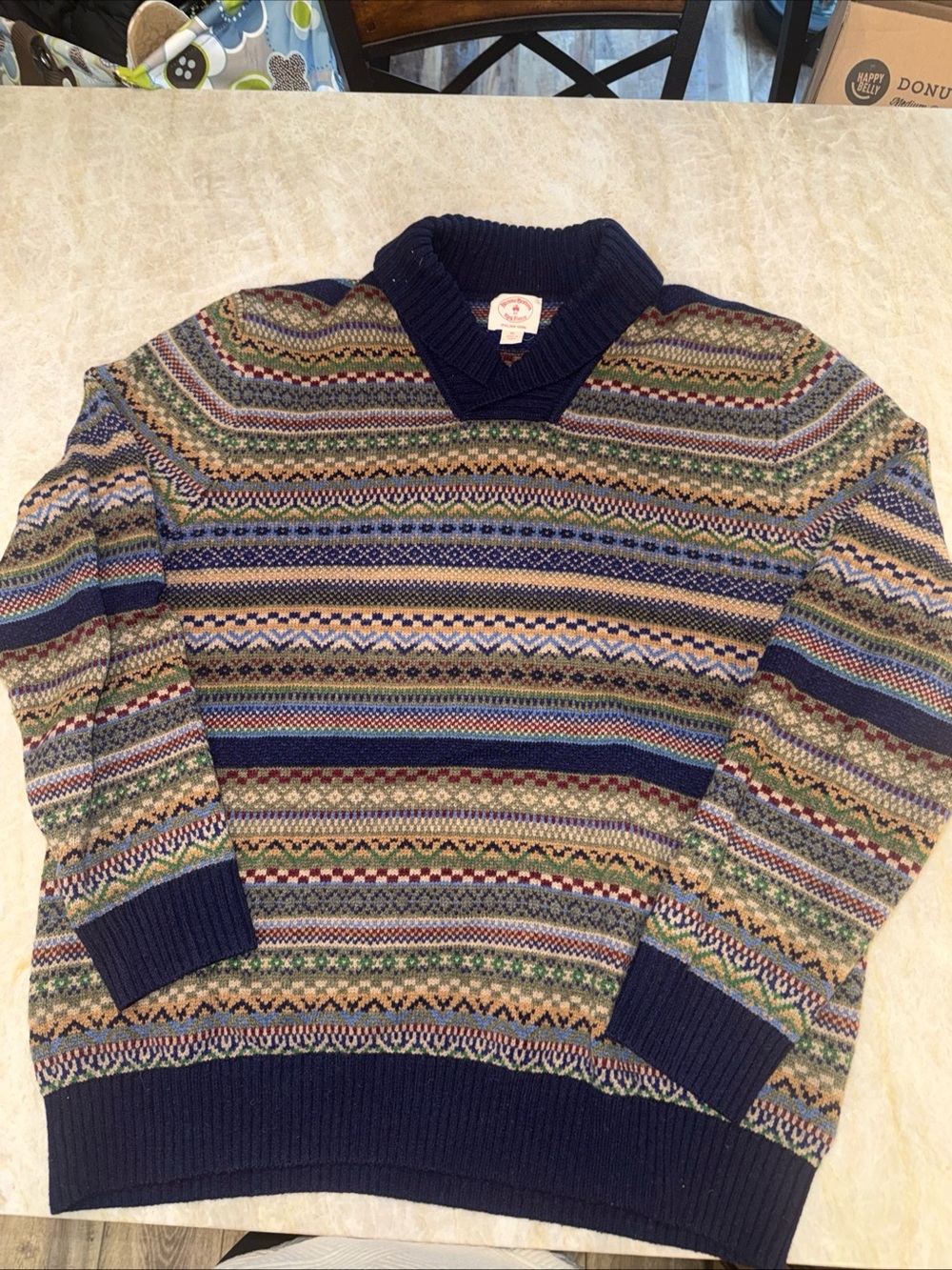 Brooks brothers wool sweater xl